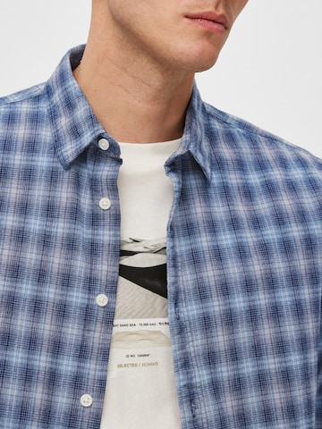 Regular fit Camicia 'Regadi' di SELECTED HOMME in blu