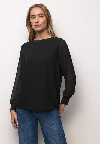 STREET ONE Shirt in Schwarz: Vorderseite