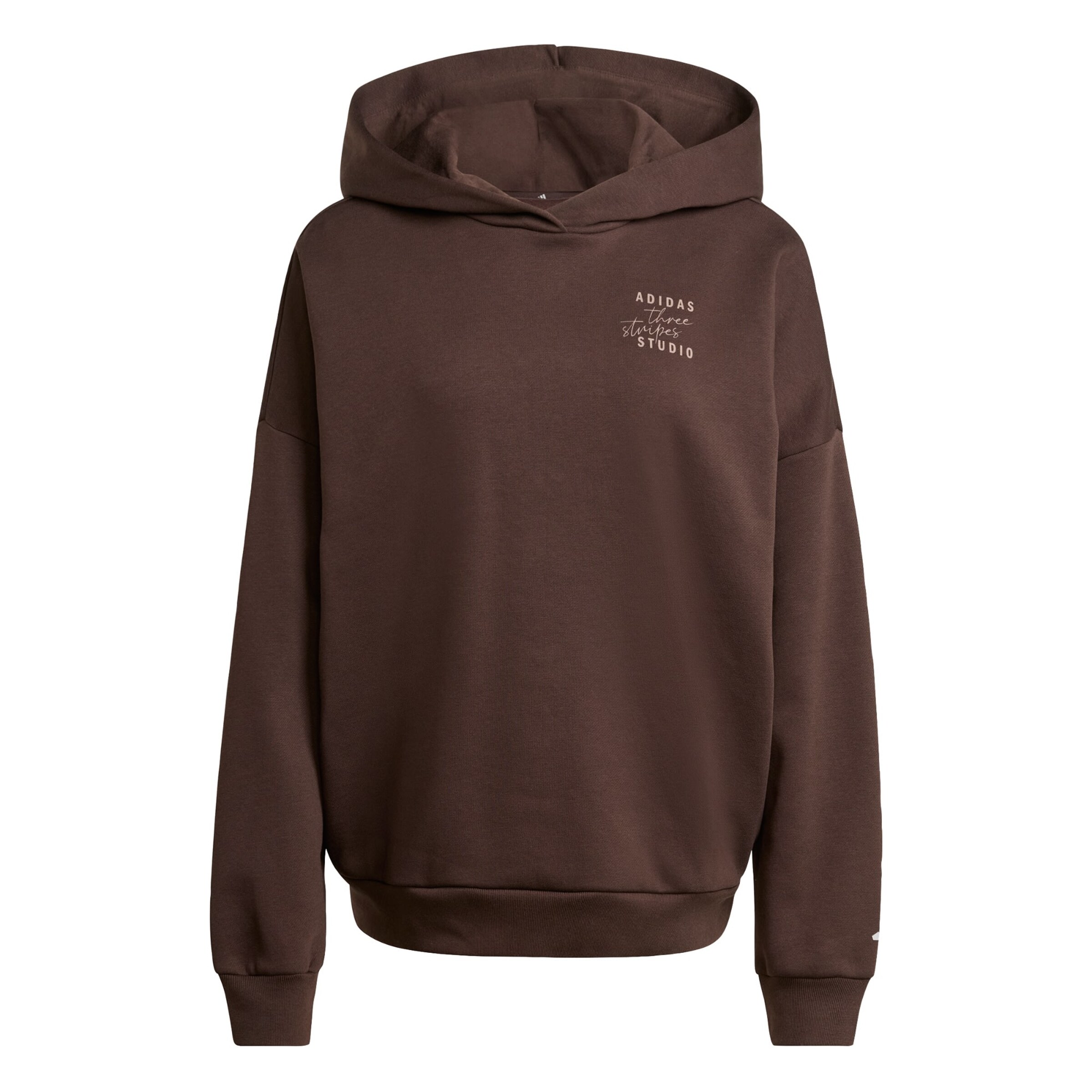 ADIDAS SPORTSWEAR Camiseta deportiva 'Studio' en beige claro / chocolate, Vista del producto