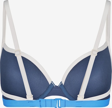 T-shirt Top per bikini di Skiny in blu