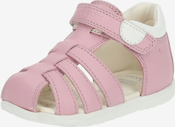 GEOX Sandalen 'Macchia' in Roze: voorkant