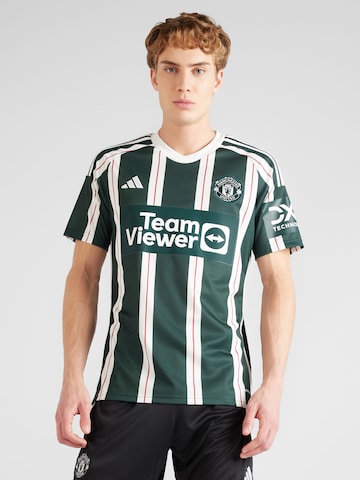 ADIDAS PERFORMANCE Jersey 'Manchester United 23/24' in Green: front