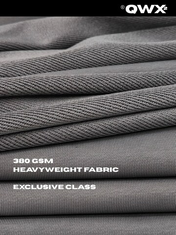 QWX2 - Pierna ancha Pantalón 'Urban' en gris