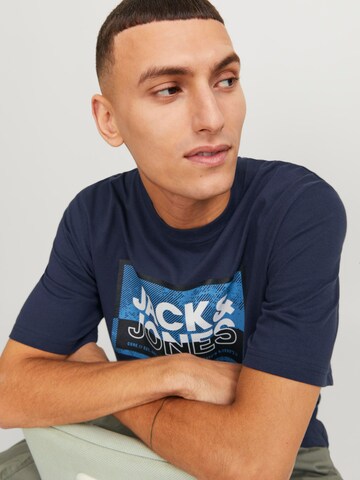 JACK & JONES Shirt 'LOGAN' in Blue