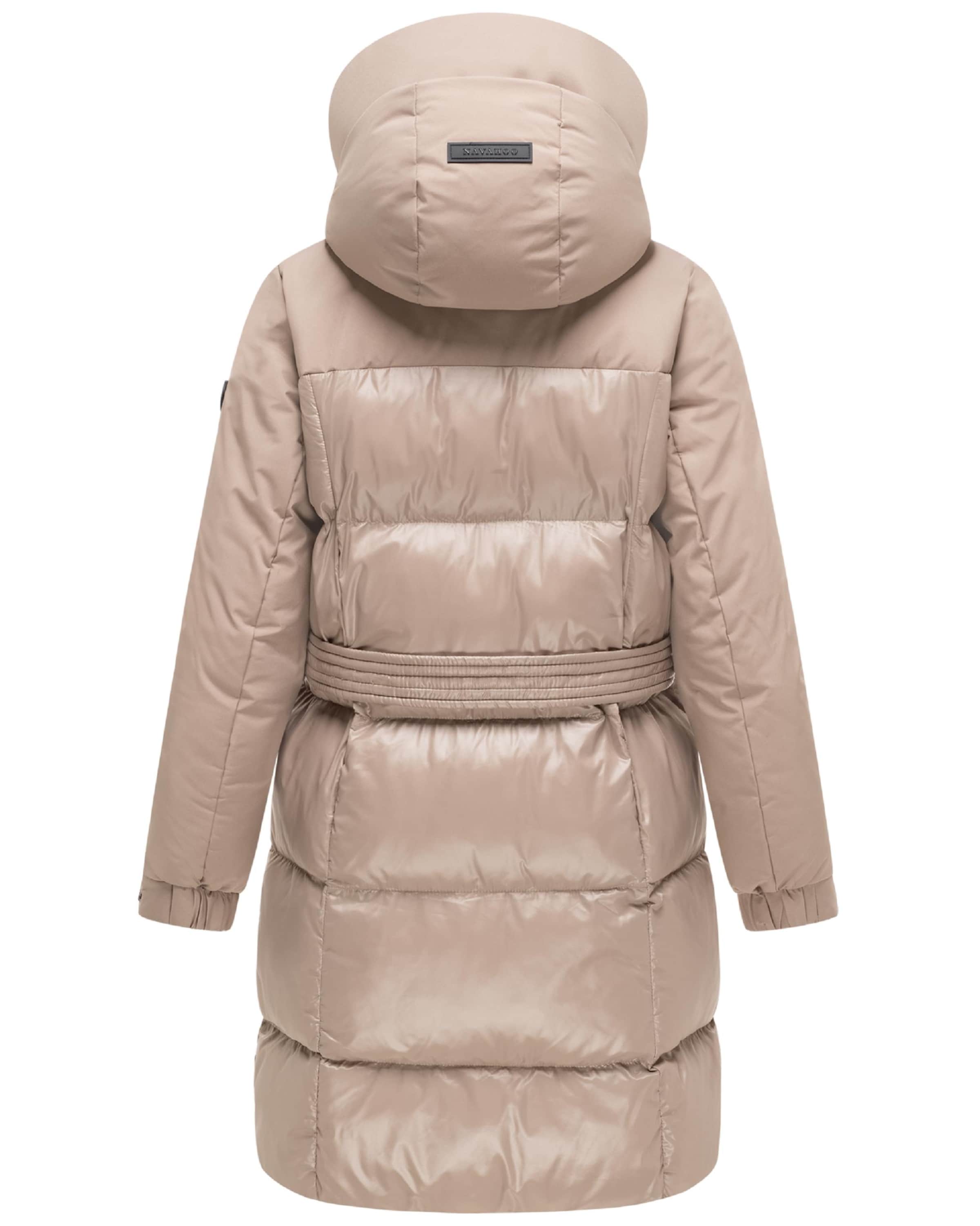 NAVAHOO Wintermantel in Beige