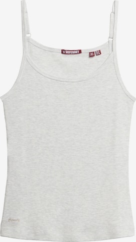Superdry Top 'Essentials' in Grey: front