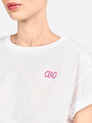 T-shirt Rich & Royal en blanc