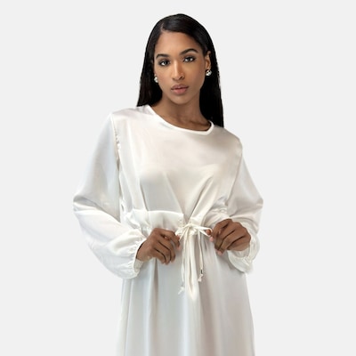 Elara Kleid in weiß, Produktansicht