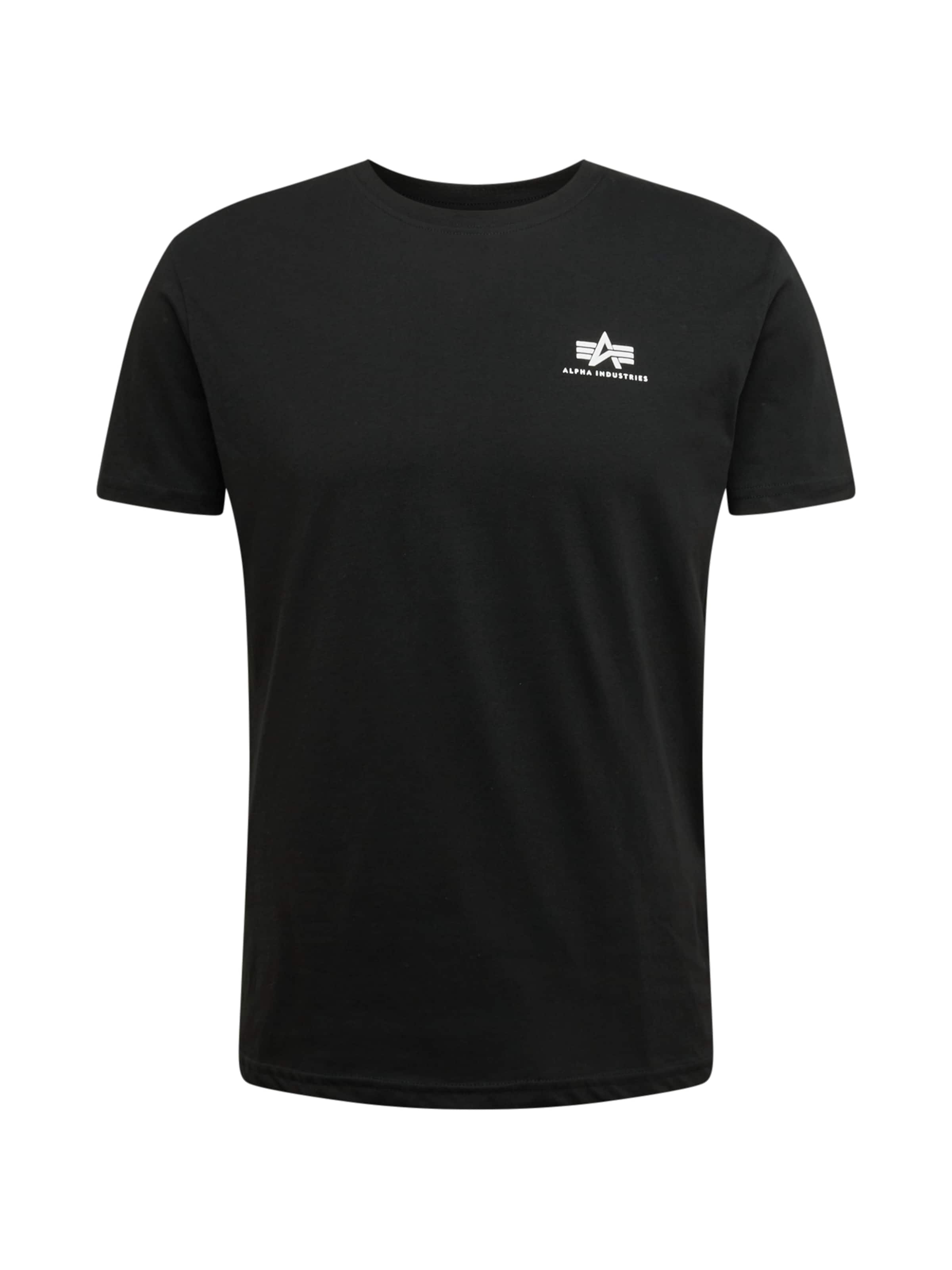ALPHA INDUSTRIES Bluser & t-shirts i sort: forside