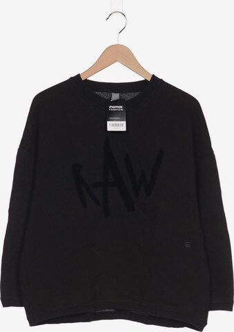 G-Star RAW Sweatshirt & Zip-Up Hoodie in M in Black: front