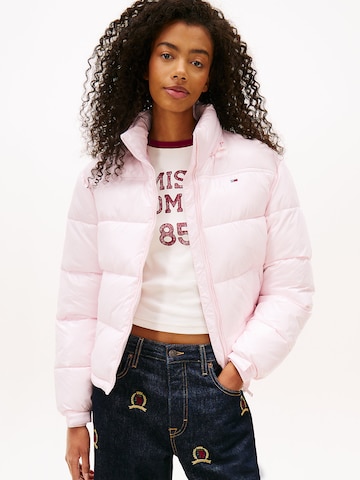 Tommy Jeans Übergangsjacke in Pink: Vorderseite