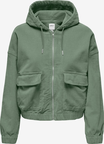 Veste mi-saison 'Kenzie' ONLY en vert : devant