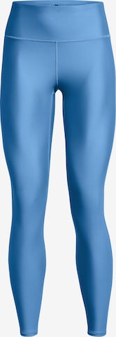 UNDER ARMOUR Skinny Workout Pants 'HeatGear' in Blue: front