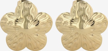 Akzent Ohrringe 'langlebig' in Gold: Vorderseite