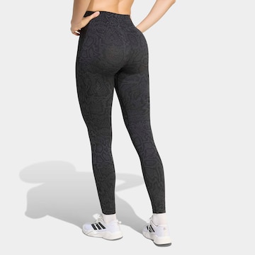 ADIDAS PERFORMANCE Skinny Sporthose in Schwarz