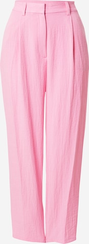 Monki - Loosefit Pantalón plisado en rosa: frente