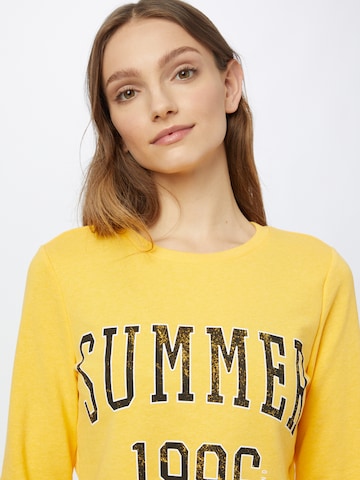 ONLY PLAY Athletic Sweatshirt 'MIKA' in Yellow