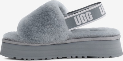 UGG Pantoufle en gris clair, Vue avec produit