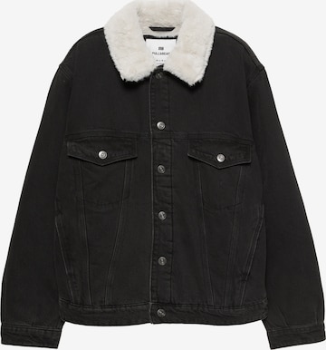 Pull&Bear Talvitakki värissä musta: etupuoli
