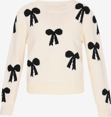 MYMO - Pullover em branco: frente