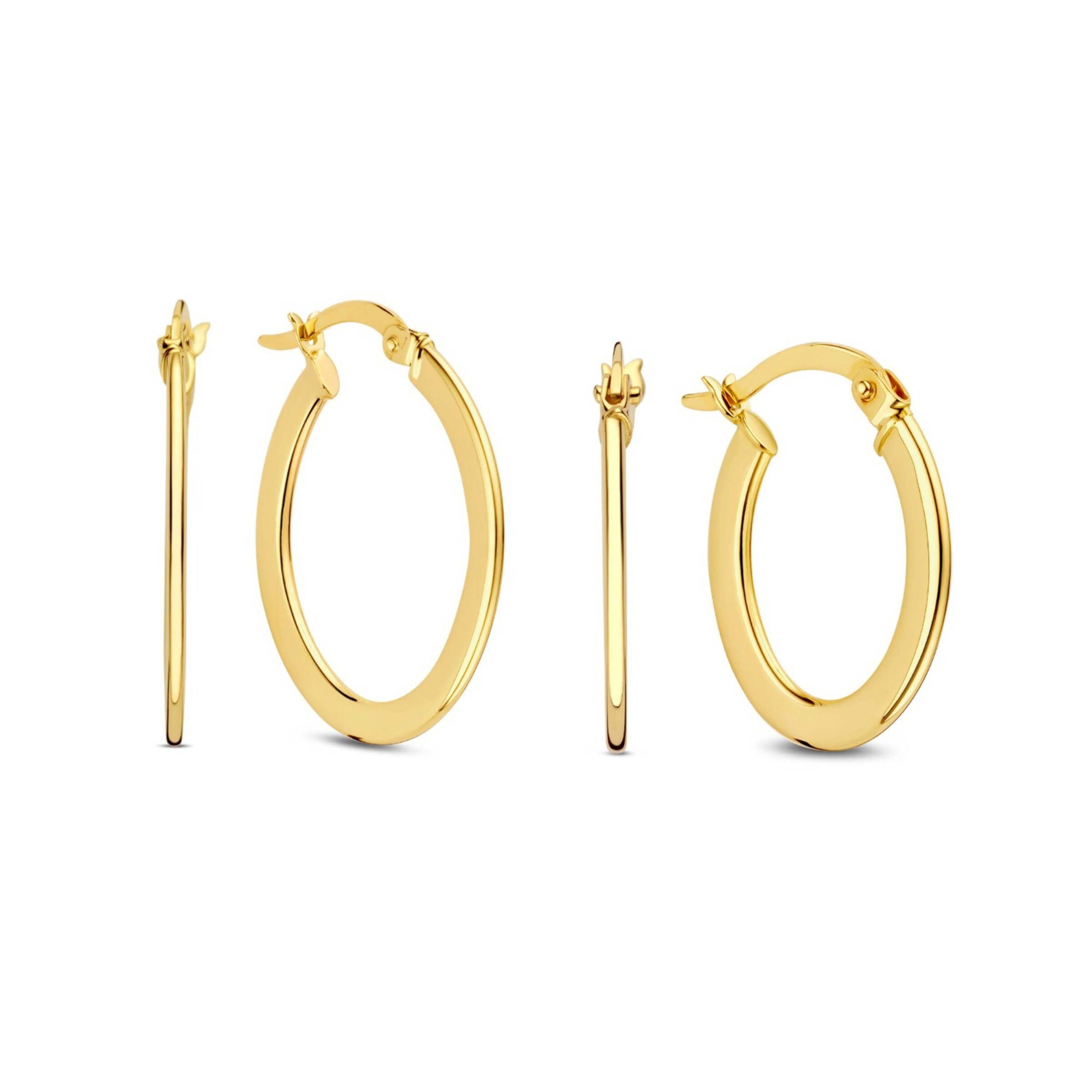 Beloro Jewels Ohrringe in Gold: Vorderseite