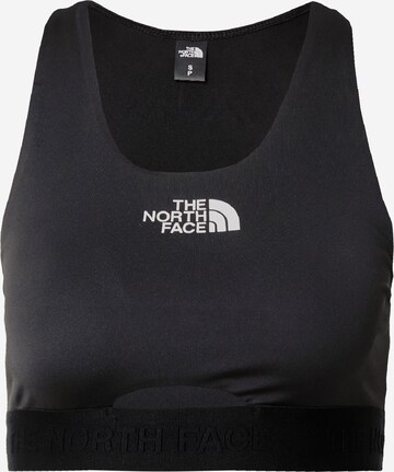 THE NORTH FACE Bustier Športni nederček | siva barva: sprednja stran