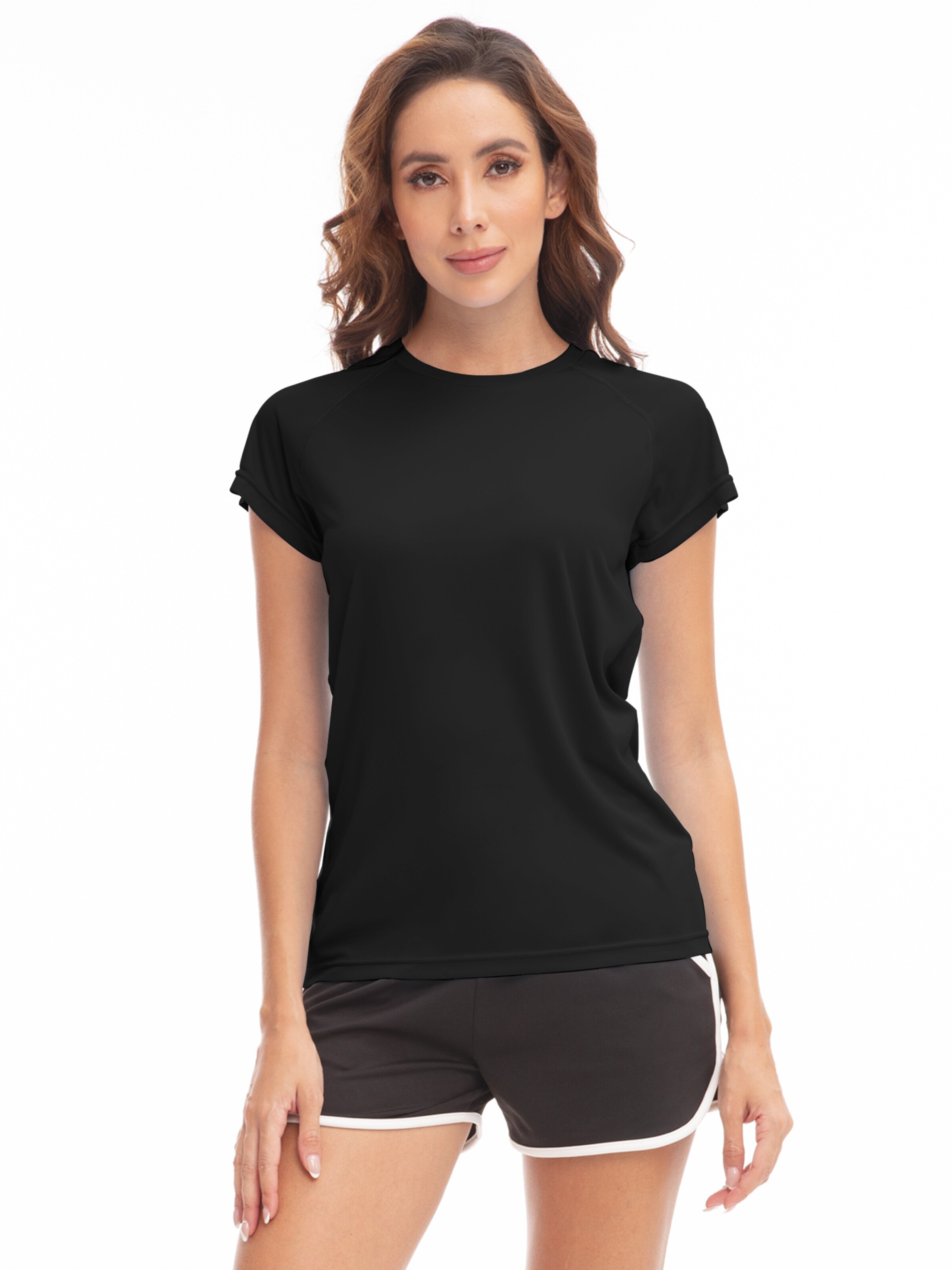 MEETWEE Sporttop in Zwart: voorkant