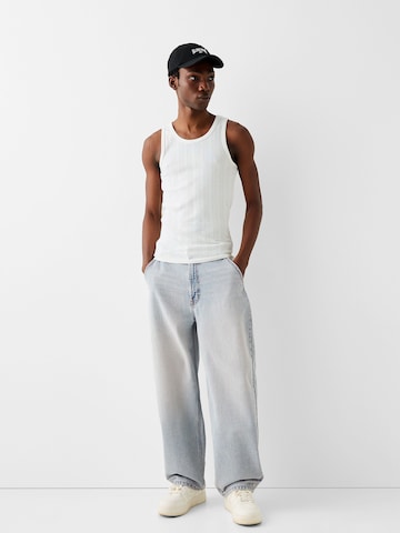 Bershka Wide leg Jeans in Blue