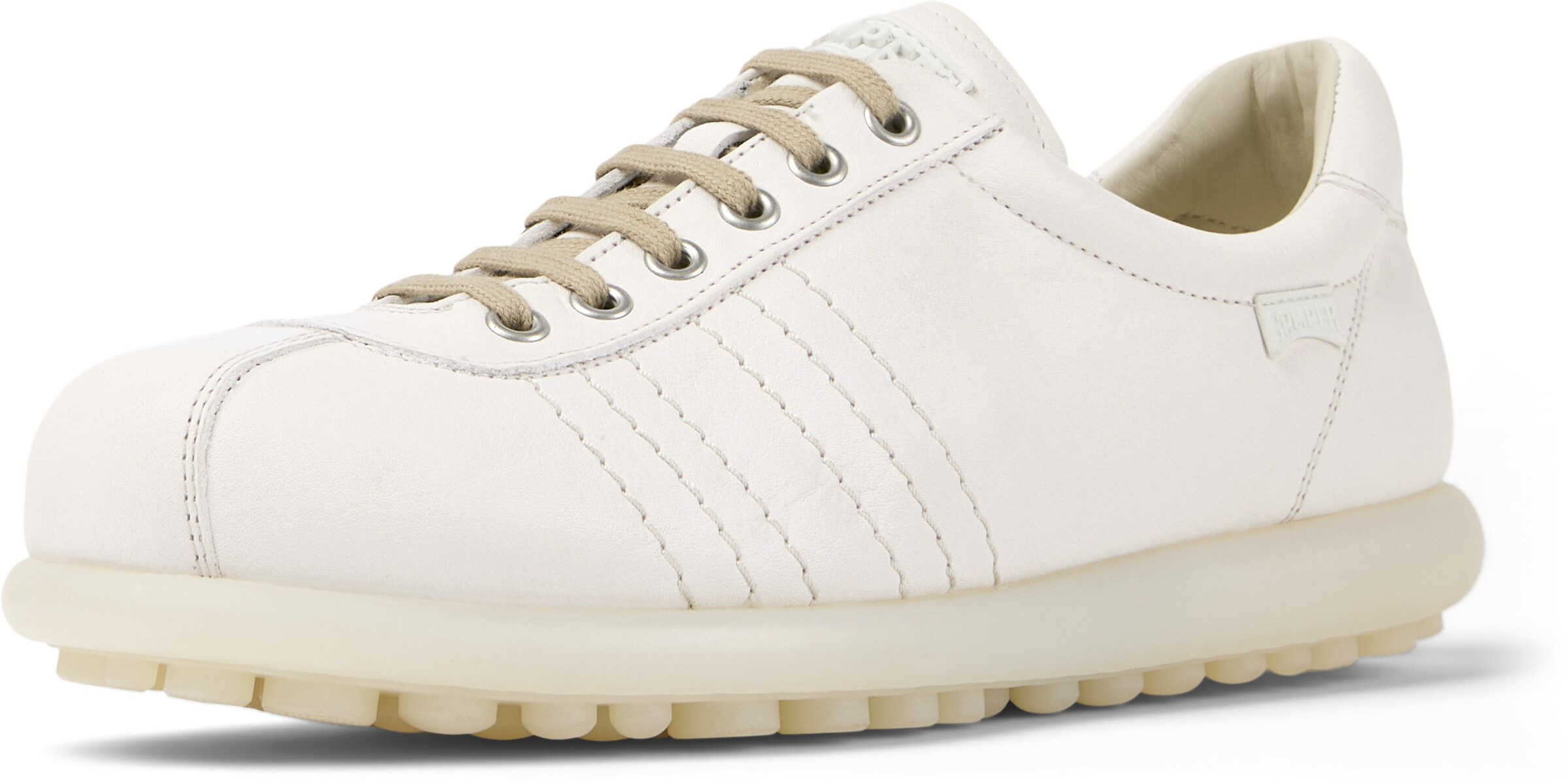 CAMPER Platform trainers 'Pelotas Ariel' in White: front