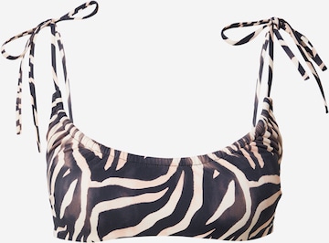 HUGO Верх бикини 'FANCY' в Бежевый: спереди