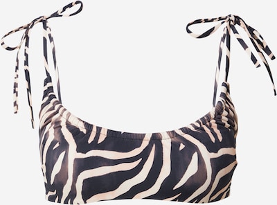 HUGO Bikinitoppi 'FANCY' värissä ecru / musta, Tuotenäkymä