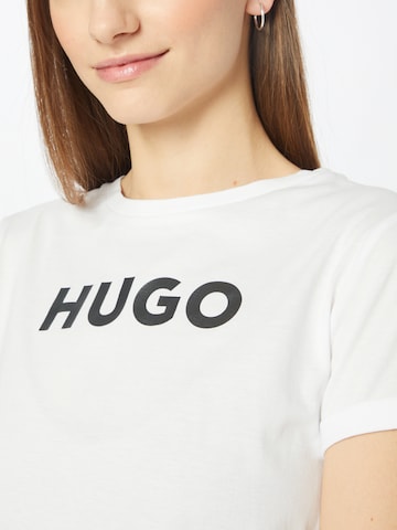 HUGO Red Shirt in White