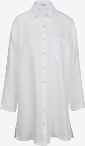 Peter Hahn Blouse in Wit: voorkant