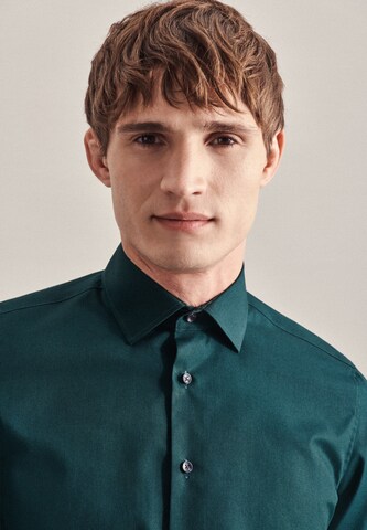 SEIDENSTICKER Slim fit Business shirt in Blue