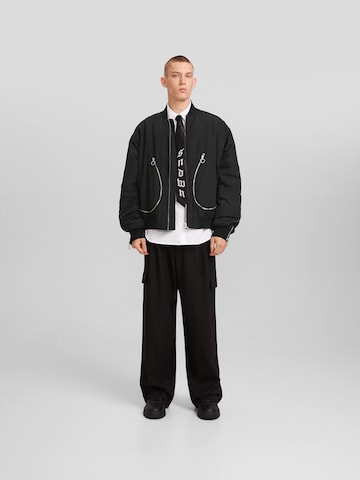 Bershka Between-season jacket in Black