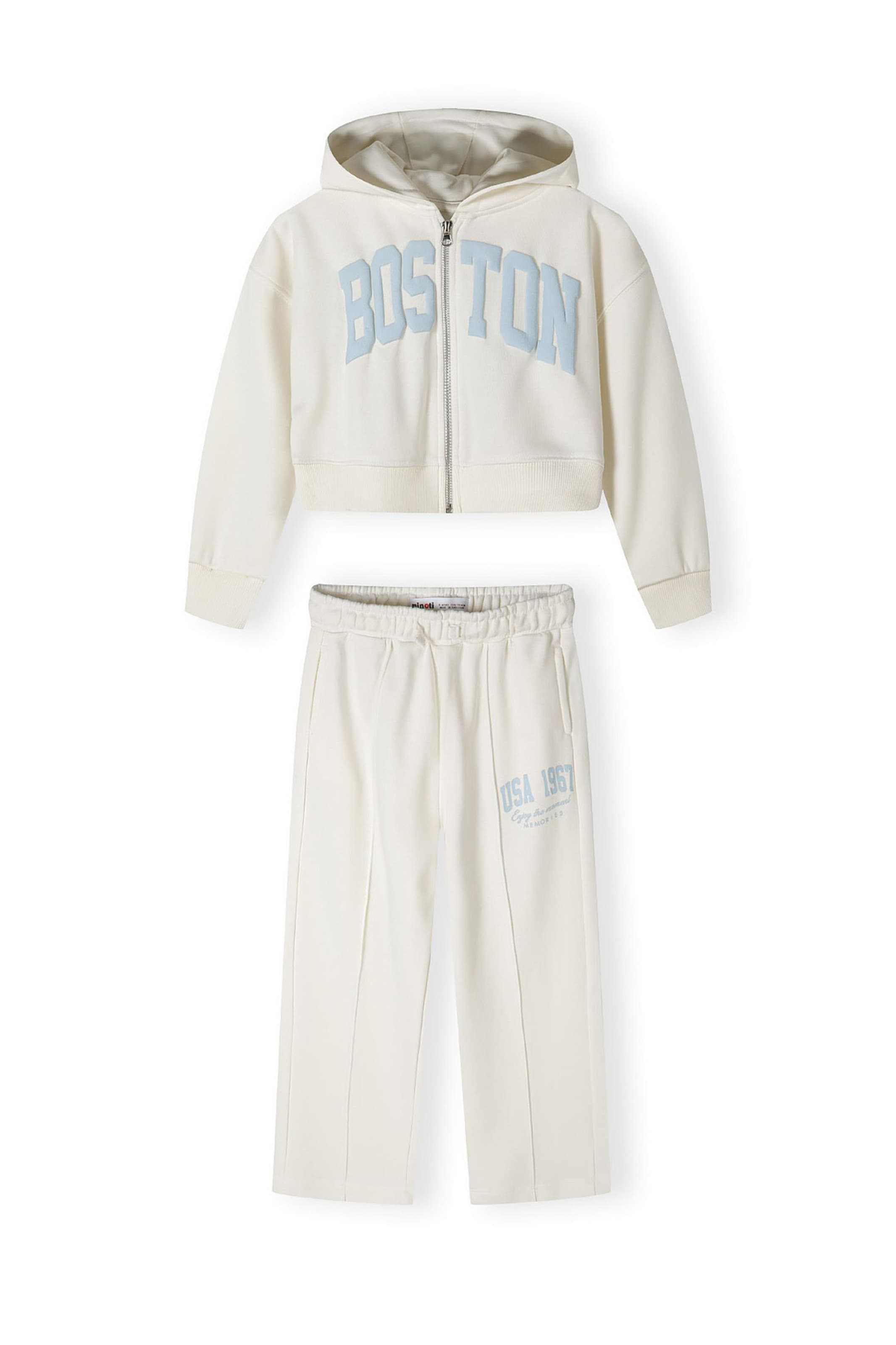 MINOTI Облекло за бягане в бяло: отпред