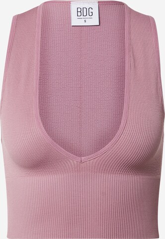 BDG Urban Outfitters Top 'JOSIE' - lila: elől