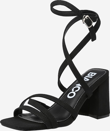 Bianco Strap Sandals 'JOYCE' in Black: front