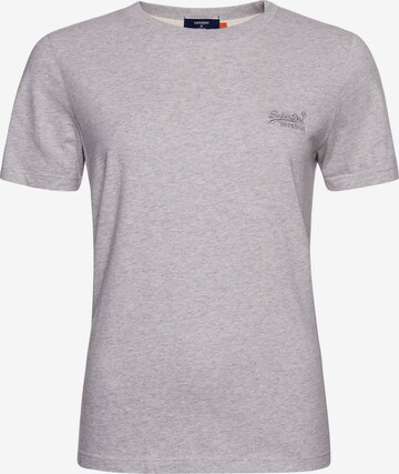 T-shirt 'Classic' Superdry en gris : devant