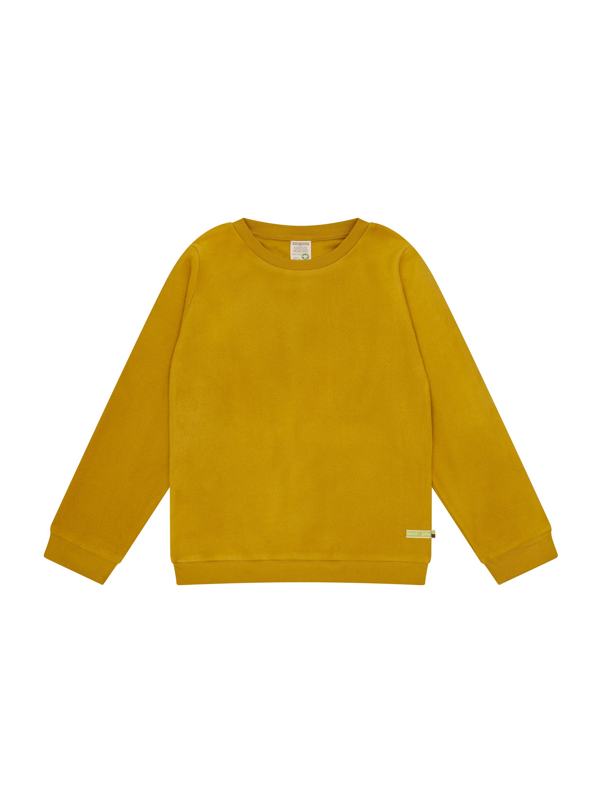 loud + proud Pullover‌‌‌‌‌‌‌‌ in Gelb: Vorderseite