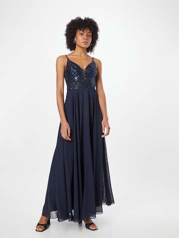 Robe de soirée SWING en bleu