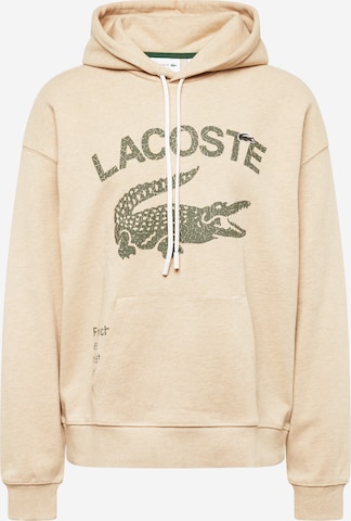 LACOSTE Sweatshirt in Beige: predná strana