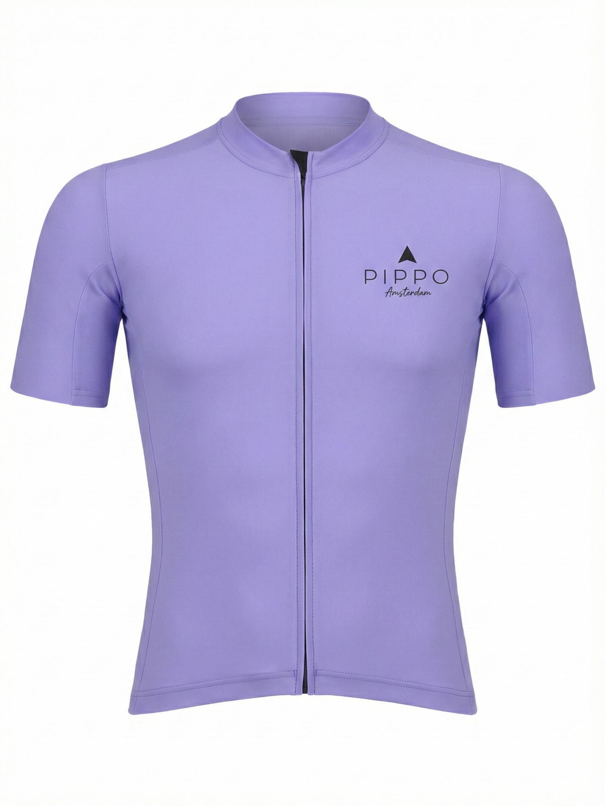 Maillot 'Rennradtrikot Damen Violet Mortirolo' PIPPO Amsterdam en violet : devant