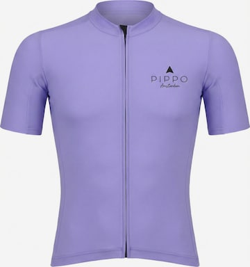 Maillot 'Rennradtrikot Damen Violet Mortirolo' PIPPO Amsterdam en violet : devant