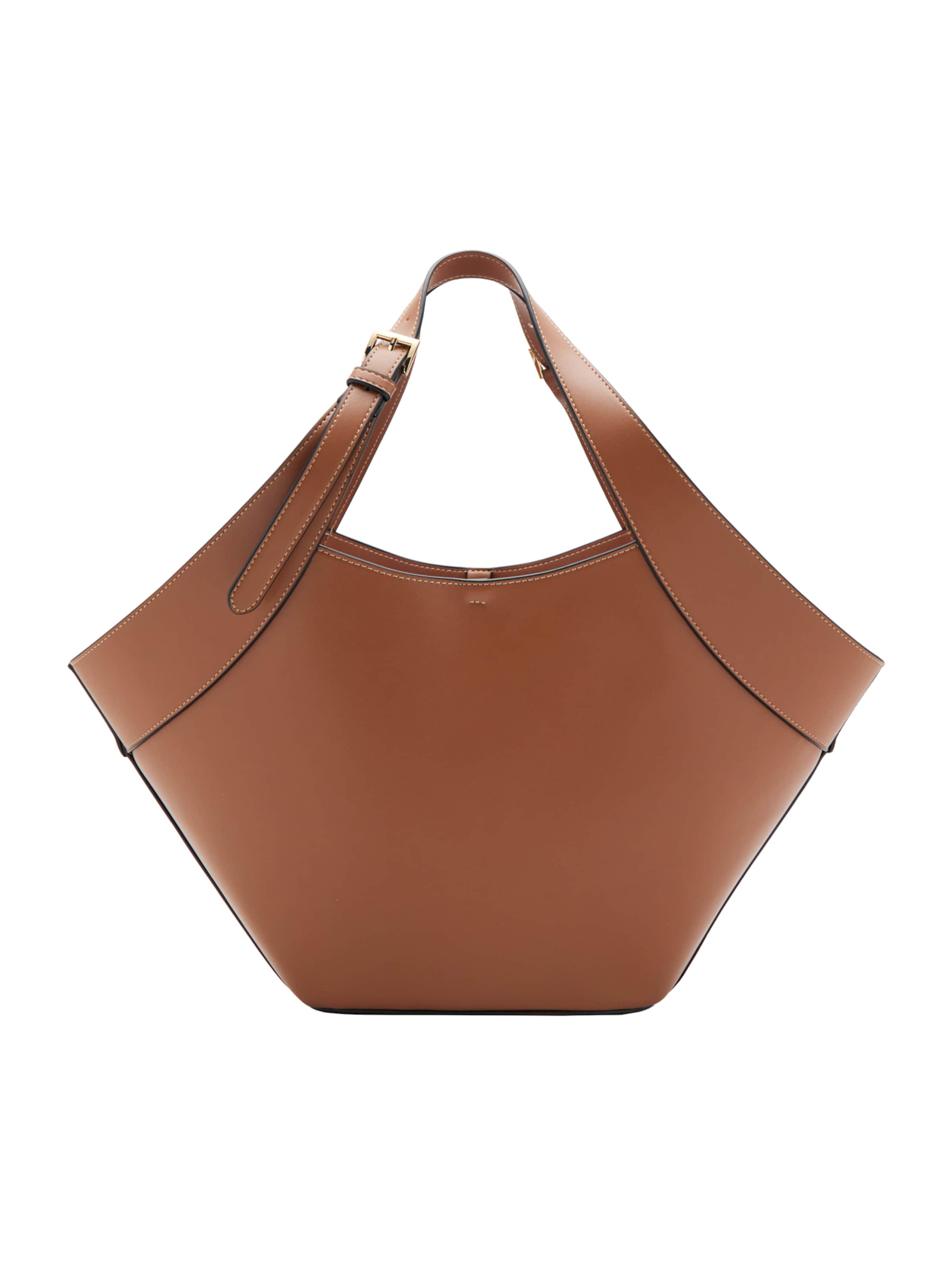 MANGO Shopper 'ELISE' in One Size in de kleur Cognac, Productweergave