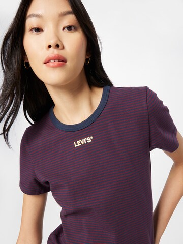 purpurinė LEVI'S ® Marškinėliai 'Graphic Rickie Tee'