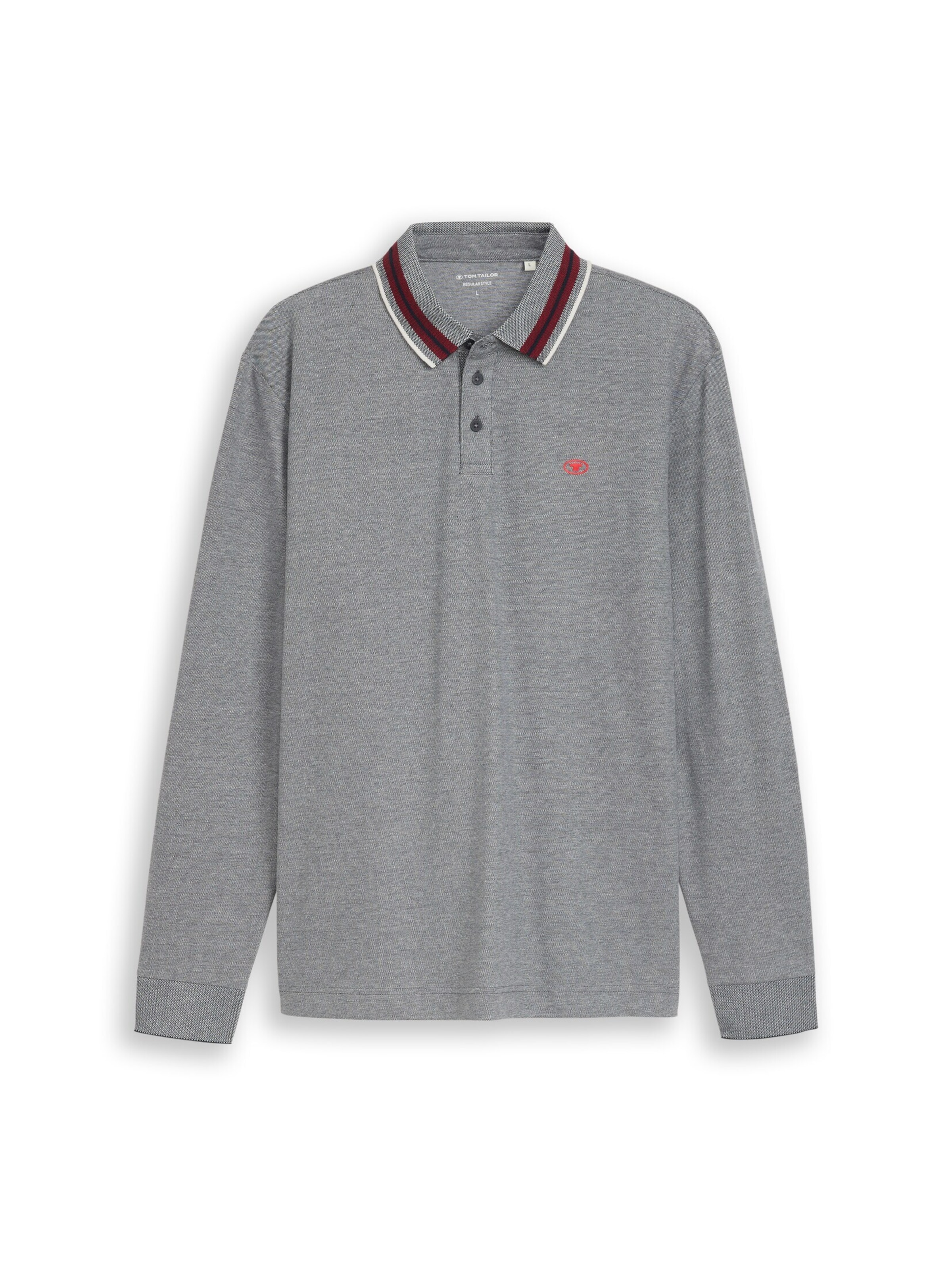 TOM TAILOR Shirt in Grijs: voorkant
