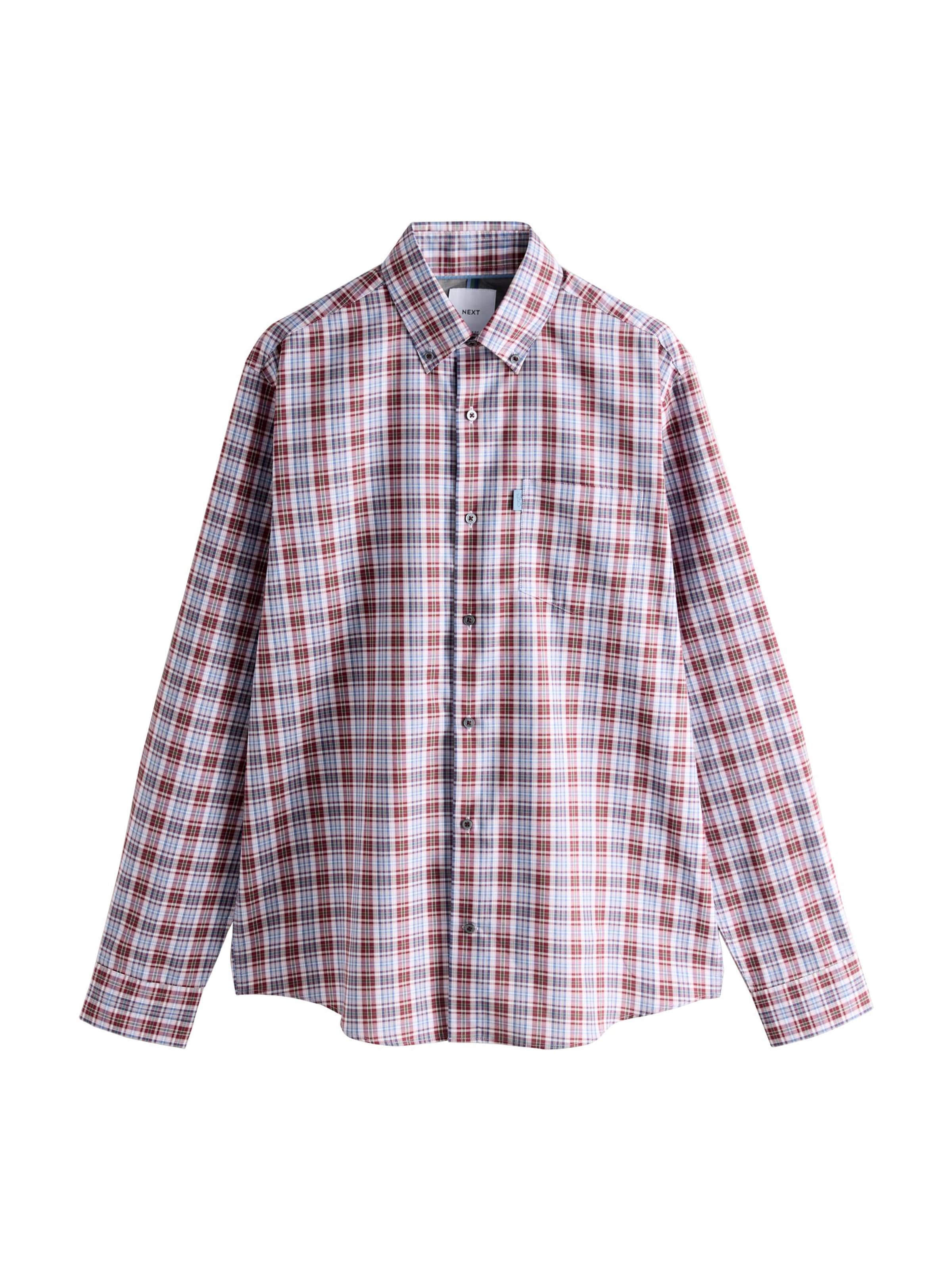 Next Regular Fit Hemd in Pink: Vorderseite