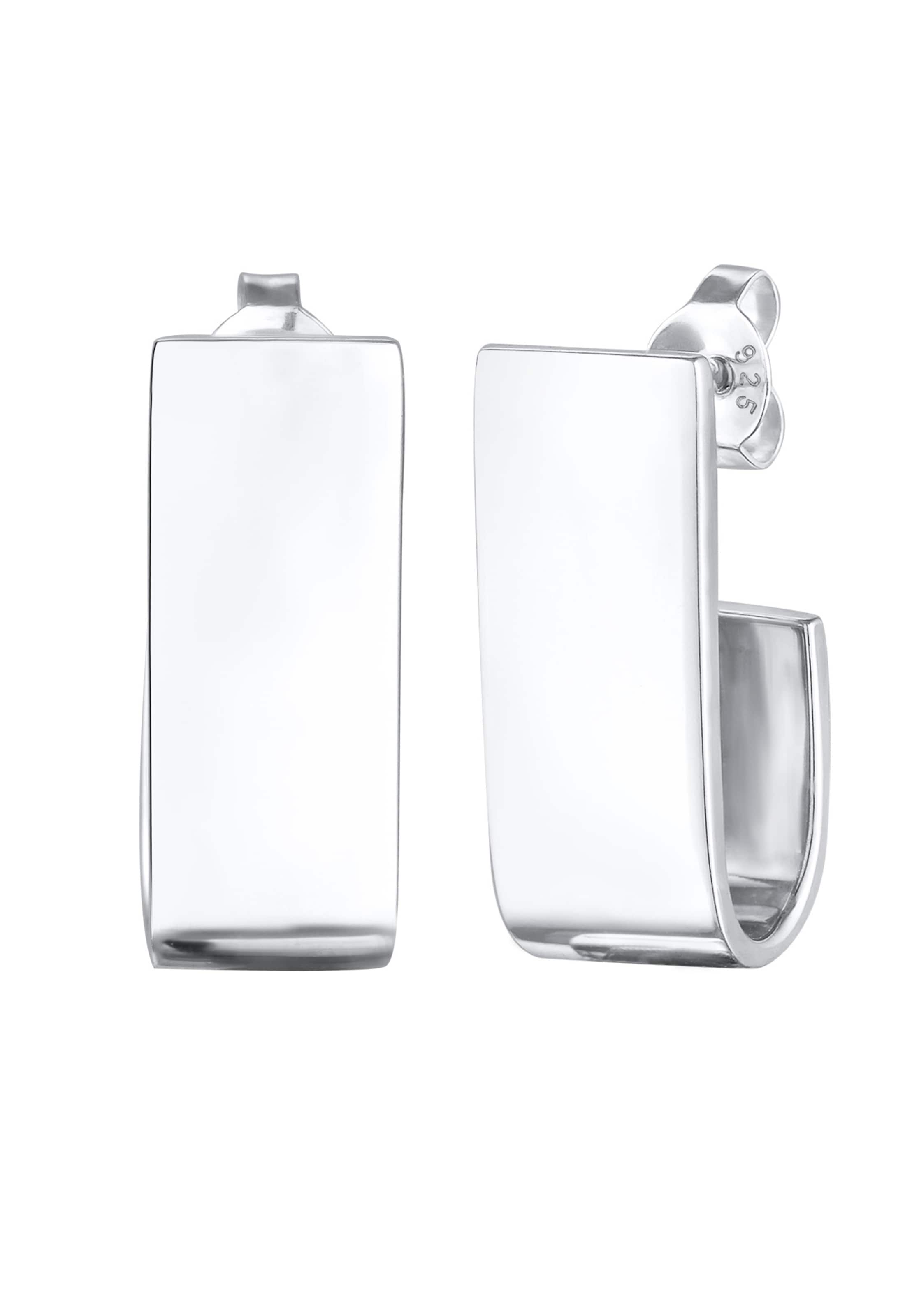 Boucles d'oreilles ELLI en argent : devant
