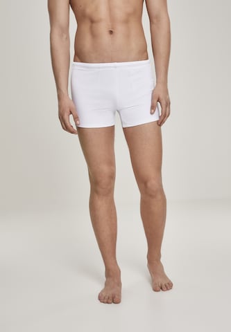 Maillot de bain Urban Classics en blanc : devant